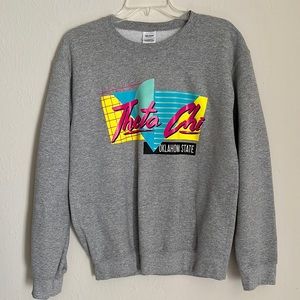 Mens Oklahoma State Theta Chi Vintage Style Sweater Size Small